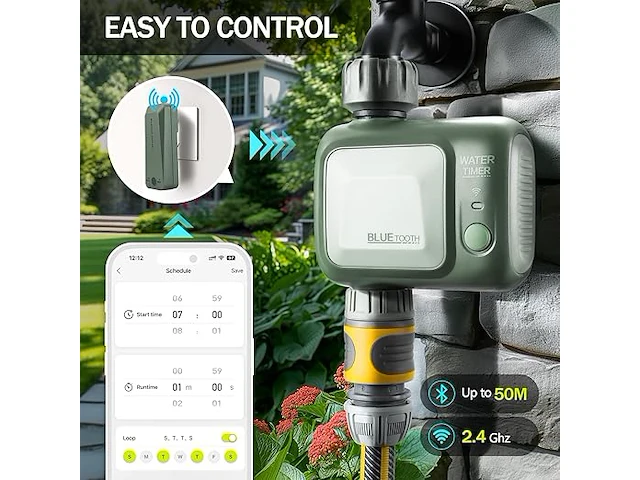 Kazeila smart watering timer voor de tuin - afbeelding 4 van  4