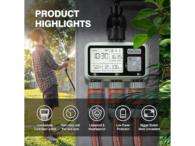 Kazeila watertimer irrigatiesysteem - afbeelding 4 van  6