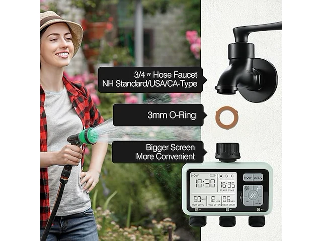 Kazeila watertimer irrigatiesysteem - afbeelding 5 van  6