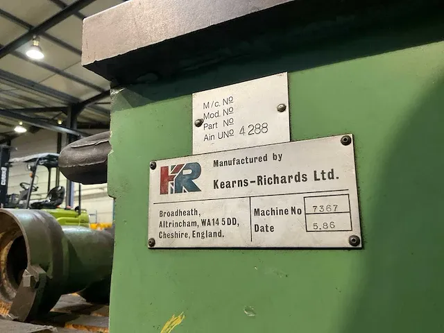 Kearns-richards sh75 kotterbank - afbeelding 6 van  14