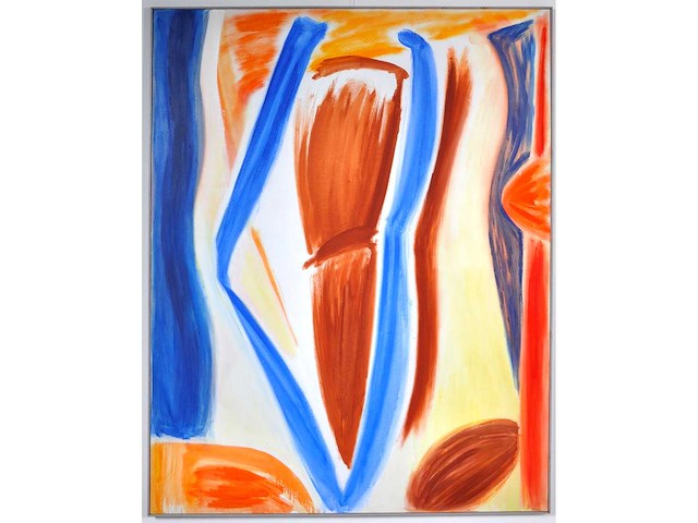 Kees voorbraak - olie op doek - 150x190 cm - 1987 - afbeelding 1 van  13