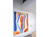 Kees voorbraak - olie op doek - 150x190 cm - 1987 - afbeelding 8 van  13