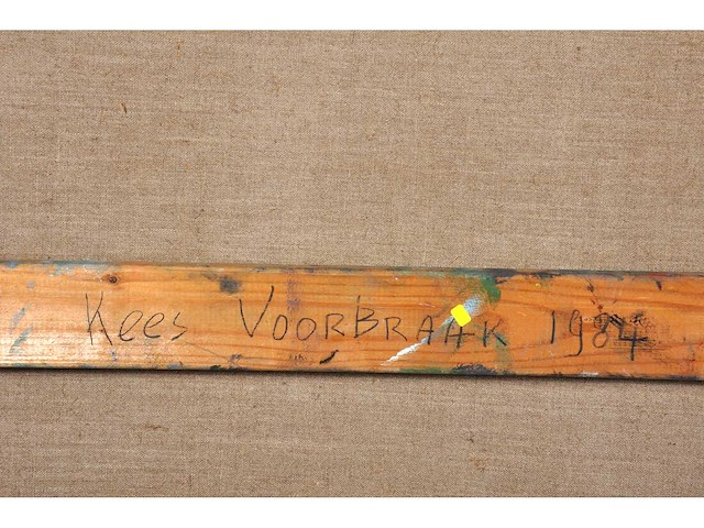 Kees voorbraak - olie op doek - 150x190 cm - 1987 - afbeelding 10 van  13