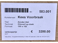 Kees voorbraak - olie op doek - 150x190 cm - 1987 - afbeelding 11 van  13