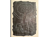 Keit haring subway drawing (after) - afbeelding 1 van  1