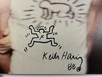 Keith haring - art in transit met tekening - afbeelding 2 van  2