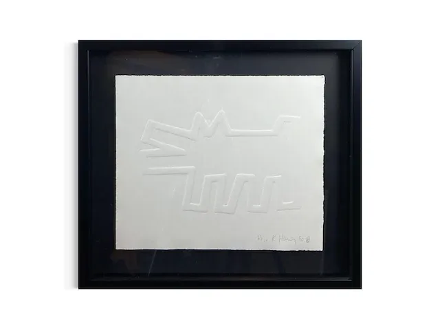 Keith haring - barking dog - afbeelding 1 van  1
