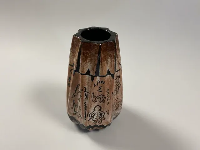 Keith haring - beschilderde vaas - afbeelding 1 van  5