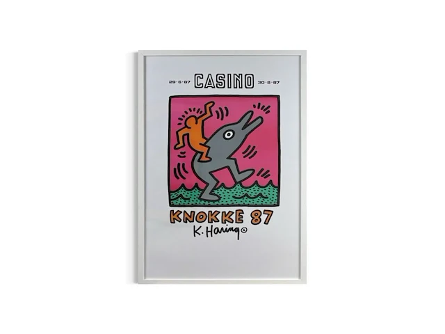 Keith haring - casino knokke - afbeelding 1 van  1
