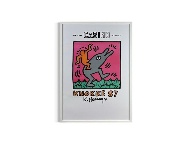 Keith haring - casino knokke - afbeelding 1 van  1