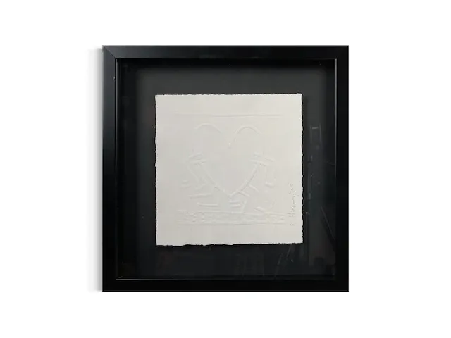 Keith haring - editie in reliëf - afbeelding 1 van  1