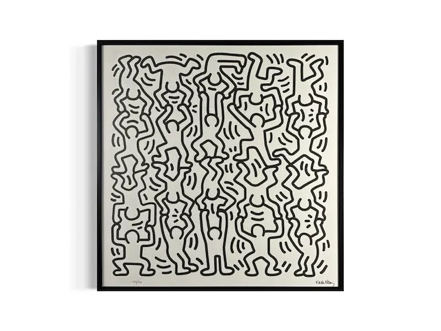 Keith haring - gelimiteerde editie xl - afbeelding 1 van  1