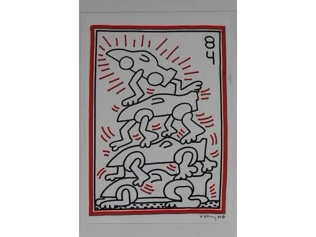 Keith haring - origineel - afbeelding 1 van  4