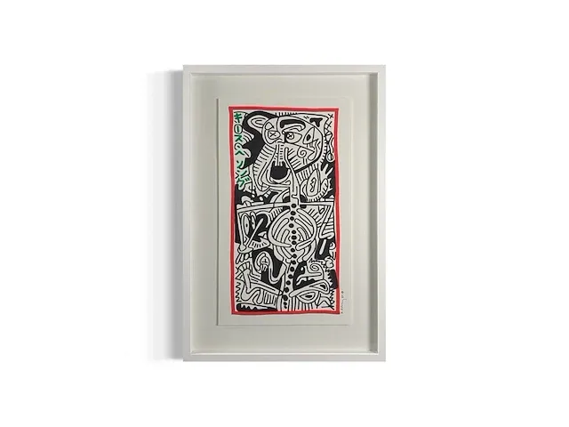 Keith haring - originele tekening - afbeelding 1 van  1