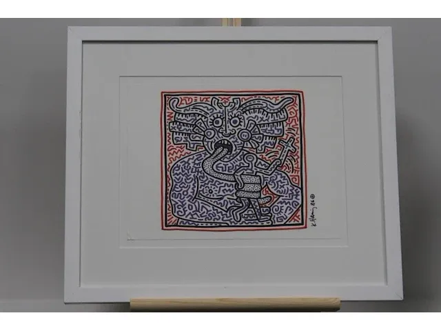 Keith haring - originele tekening - afbeelding 2 van  3