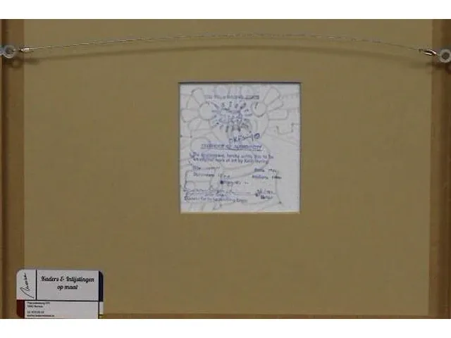 Keith haring - originele tekening - afbeelding 3 van  3