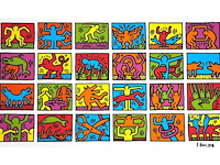 Keith haring - pop shop editie xxl - afbeelding 1 van  1