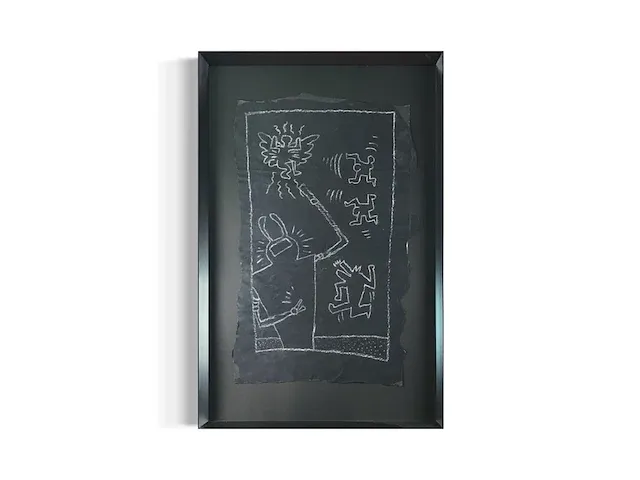 Keith haring - subway drawing - afbeelding 1 van  1