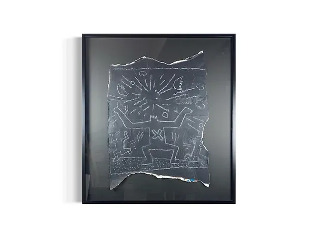 Keith haring - subway drawing - afbeelding 1 van  1