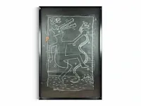 Keith haring - subway drawing - afbeelding 1 van  1