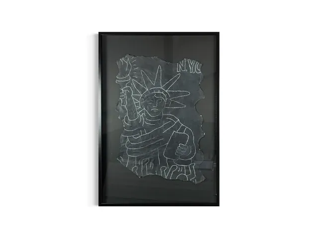 Keith haring - subway drawing - afbeelding 1 van  1