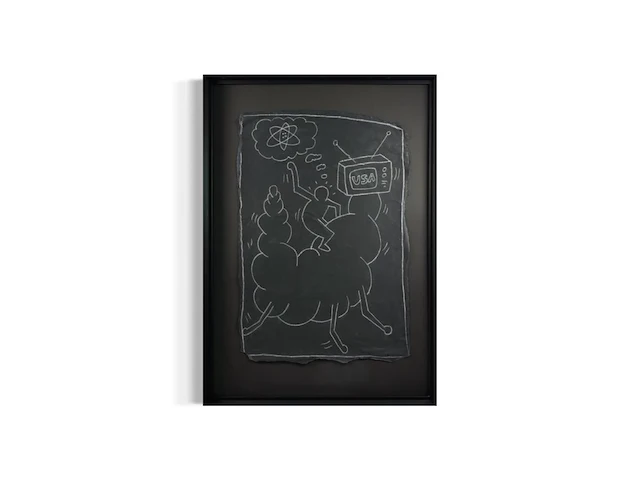 Keith haring - subway drawing - afbeelding 1 van  1