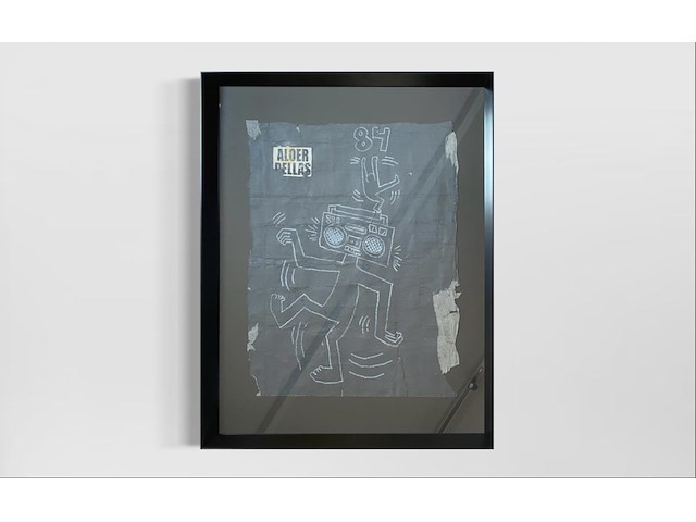 Keith haring - subway drawing - afbeelding 1 van  6