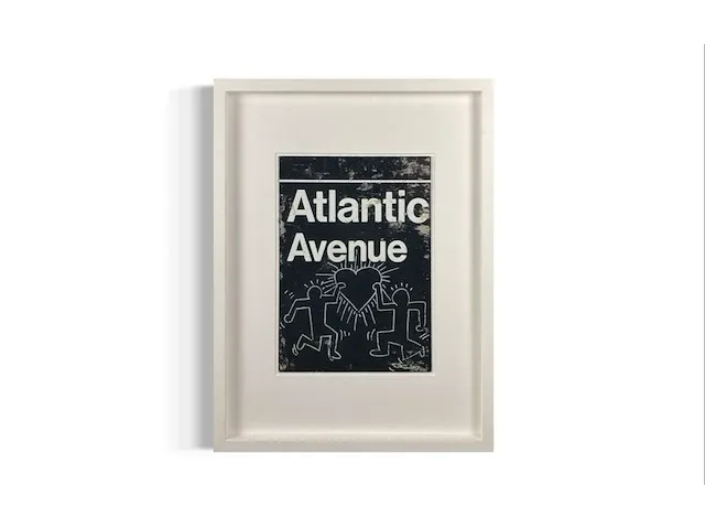 Keith haring - subway sign drawing - afbeelding 1 van  2
