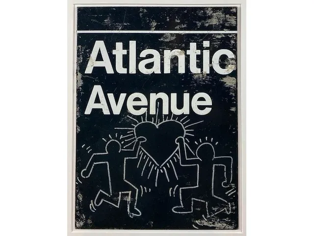 Keith haring - subway sign drawing - afbeelding 2 van  2