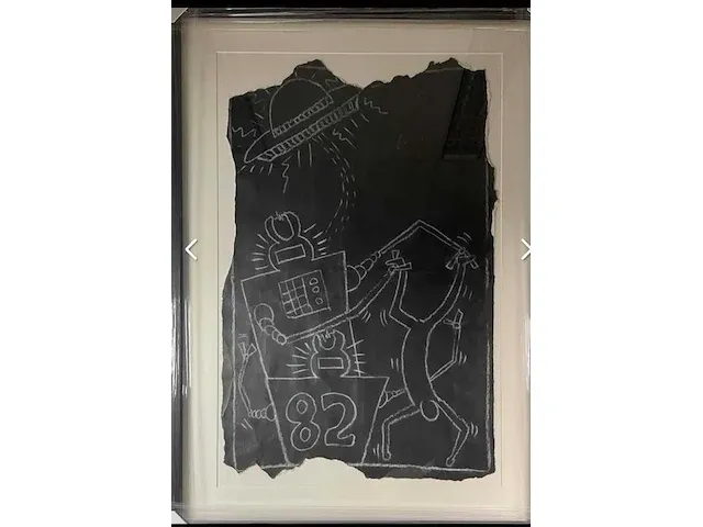 Keith haring – 82 subway drawing original - afbeelding 2 van  3