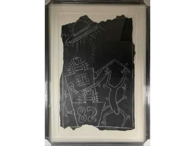 Keith haring – 82 subway drawing original - afbeelding 3 van  3
