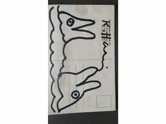 Keith haring after dolfijn - afbeelding 1 van  1