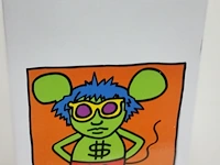 Keith haring andy mouse by medicon - afbeelding 1 van  1