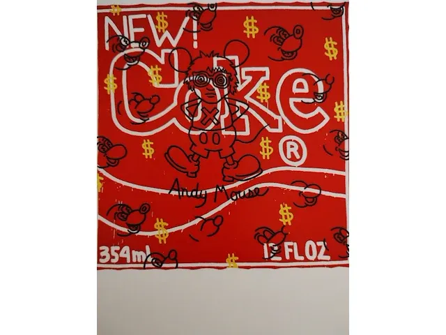 Keith haring andy mouse - afbeelding 2 van  2