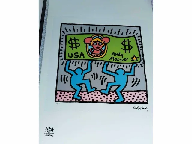 Keith haring andy mouse - afbeelding 1 van  1