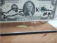 Keith haring dollar bill (after) - afbeelding 1 van  5