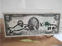 Keith haring dollar bill (after) - afbeelding 2 van  5