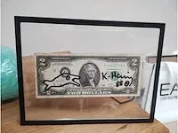 Keith haring dollar bill (after) - afbeelding 4 van  5