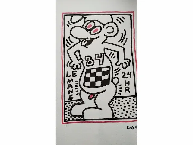 Keith haring – le mans ed 150 ex - afbeelding 1 van  6