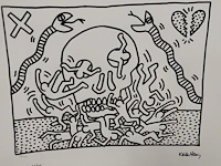 Keith haring lithografie ed 150ex - afbeelding 1 van  3