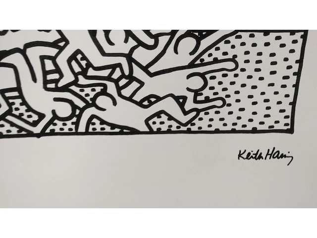 Keith haring lithografie ed 150ex - afbeelding 3 van  3