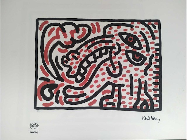 Keith haring ludo 1 150 ex - afbeelding 2 van  3