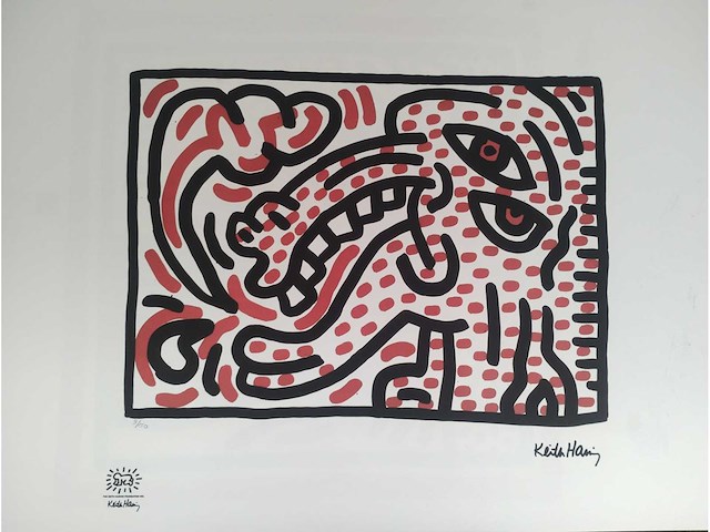 Keith haring ludo 1 150 ex - afbeelding 3 van  3