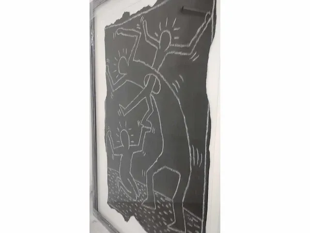 Keith haring – orginele krijttekening - afbeelding 2 van  8