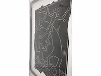 Keith haring – orginele krijttekening - afbeelding 3 van  8