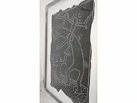 Keith haring – orginele krijttekening - afbeelding 4 van  8