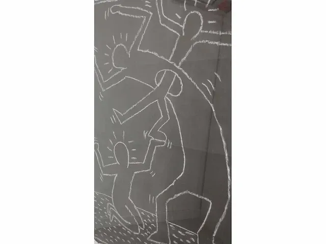 Keith haring – orginele krijttekening - afbeelding 5 van  8