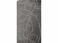 Keith haring – orginele krijttekening - afbeelding 7 van  8