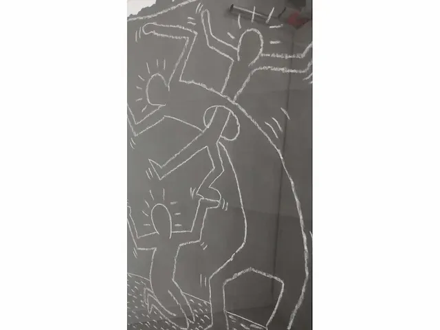 Keith haring – orginele krijttekening - afbeelding 8 van  8