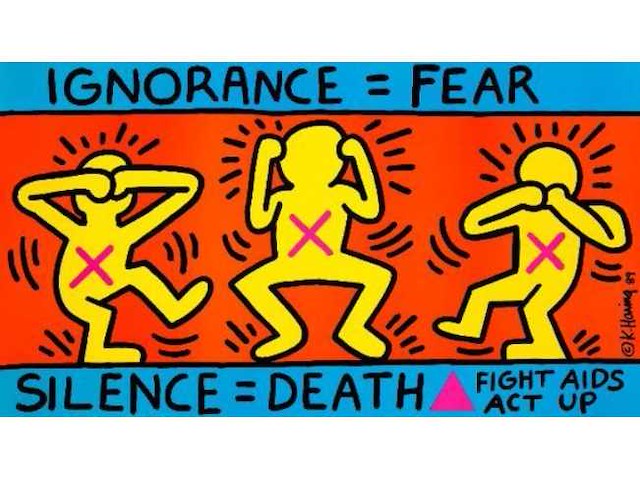 Keith haring poster - afbeelding 1 van  1